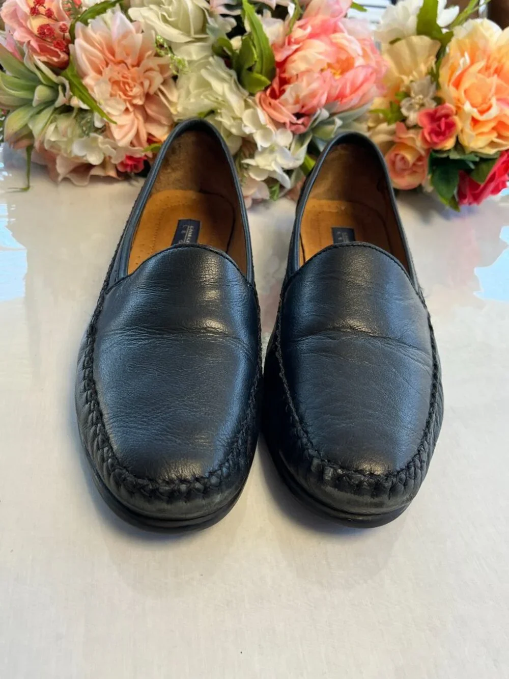 Giorgio Brutini Le Glove Mortoni Mens 11.5M Black Leather Loafers